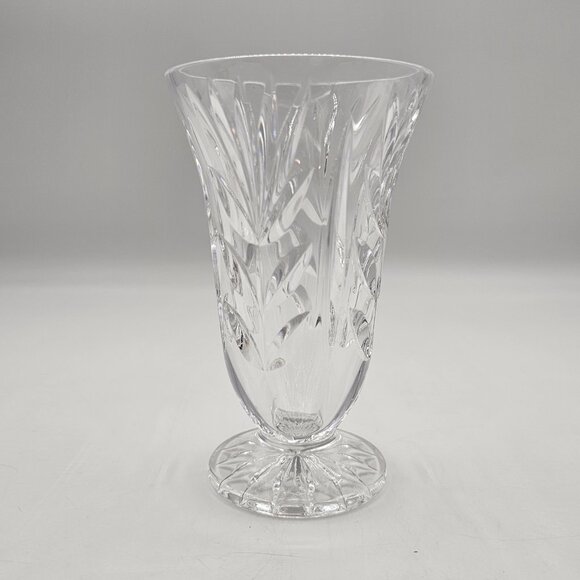 Waterford Crystal Footed Cut Glass Vase Centerpiece Decor 5.75 in - Picture 3 of 10